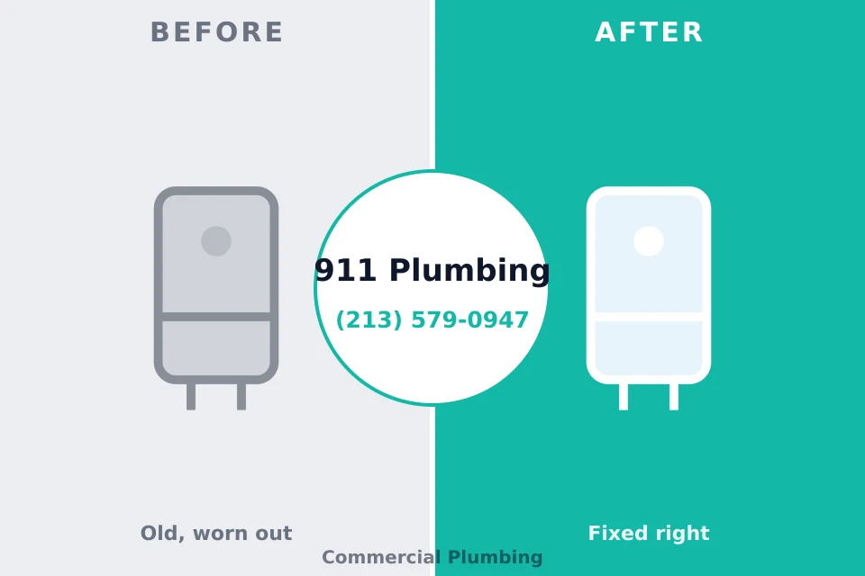 Before and after: plumbing repair Star, NC